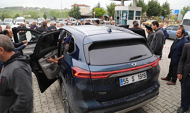 Kavak'ta Togg'a yoğun ilgi