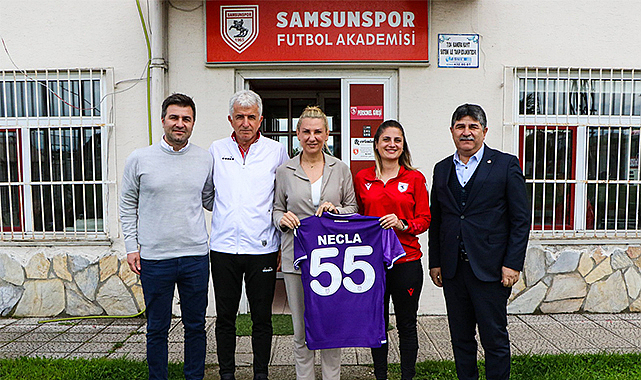Necla Güngör’den Samsunspor’a ziyaret