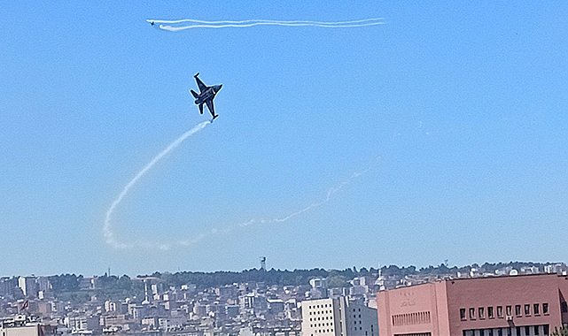 Samsun'da Solo Türk provası nefes kesti