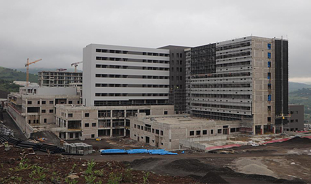 Samsun Şehir Hastanesi yıl sonunda Sağlık Bakanlığı'na teslim edilecek