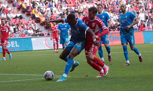 Samsunspor rekor şansını son maçta kaybetti: 0-1