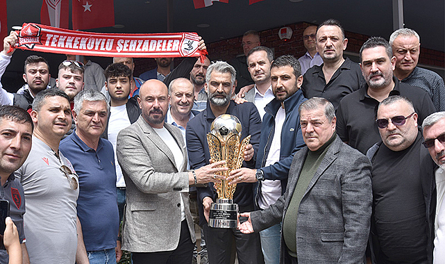 Samsunspor'un şampiyonluk kupası Tekkeköy'de