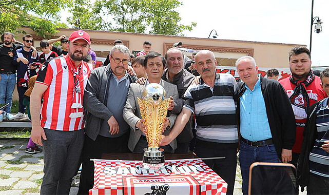 Samsunspor'un şampiyonluk kupası Kavak’ta