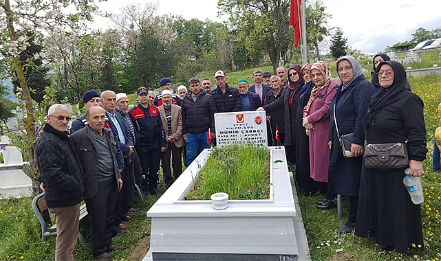 Şehit piyade uzman çavuş kabri başında anıldı