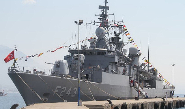 Yıldırım Fırkateyni Samsun Limanı'na demirleyecek