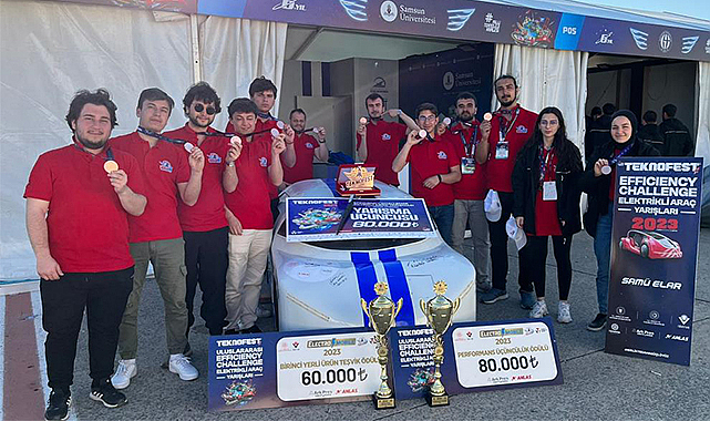 TEKNOFEST 2023'te SAMÜ-ELAR'a çifte ödül