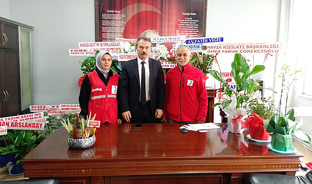 Türk Kızılayı Havza Koordinatörlüğünden hayırlı olsun ziyareti
