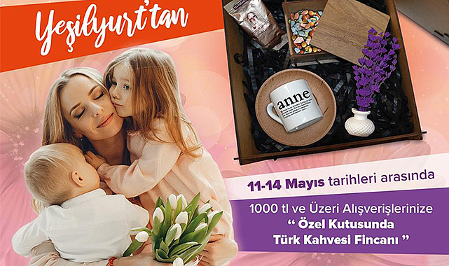 Yeşilyurt AVM’de ‘Anneler Günü’ne özel hediye