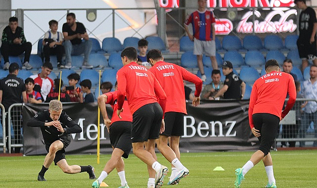 A Milli Takım Samsun’da antrenman yaptı