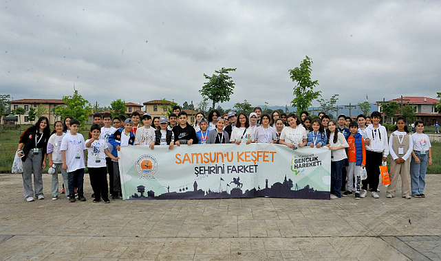 Afetzede gençler Samsun’u keşfetti