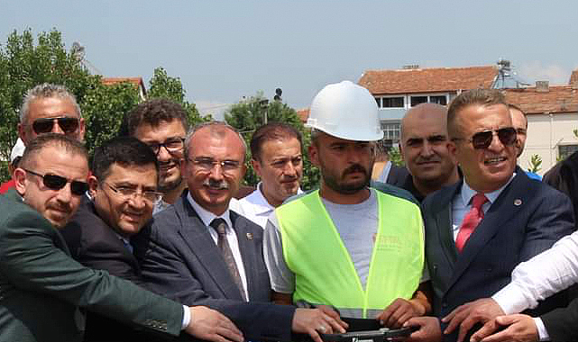 Alaçam'da terminalin temeli atıldı