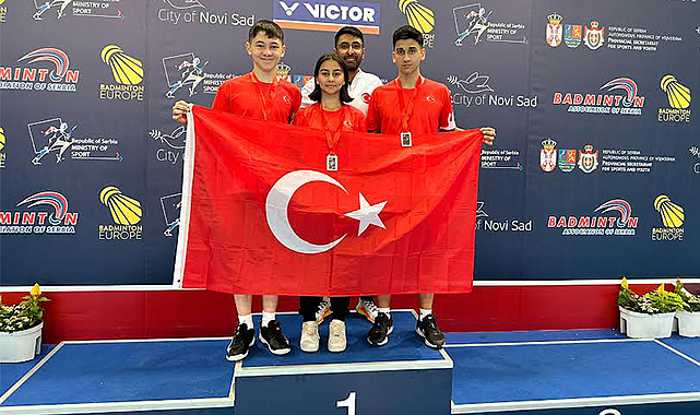 Badmintonculardan Sırbistan'da 2 madalya