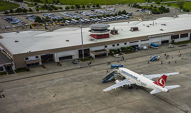 Çarşamba Havalimanı'nda 5 ayda 535 bin yolcu