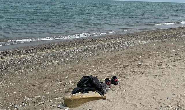 Alaçam'da denizde yabancı uyruklu şahıs arandı!