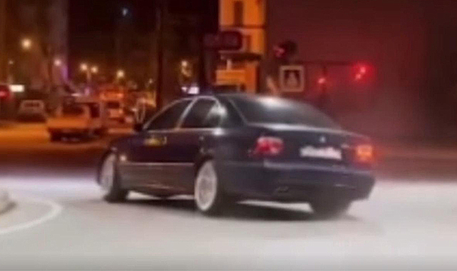 Drift atan sürücüye 20 bin 342 lira ceza