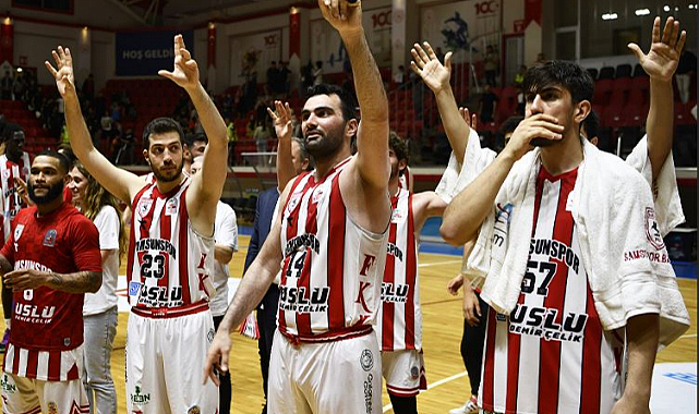 Final serisinde Samsunspor öne geçti