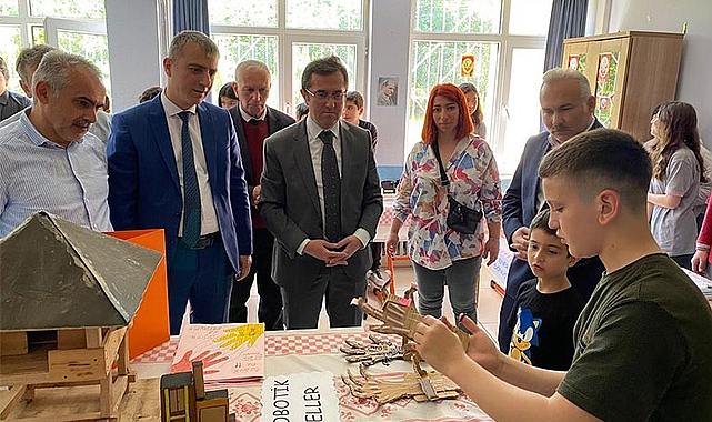 Geleceğin bilim insanlarından Terme’de sergi