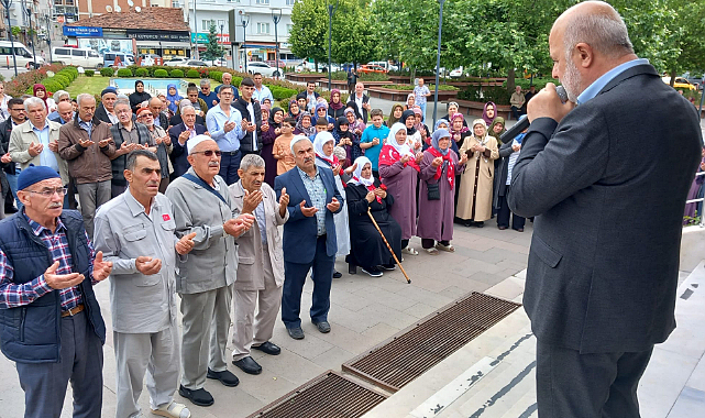Havza’da hacı adayları yolcu edildi