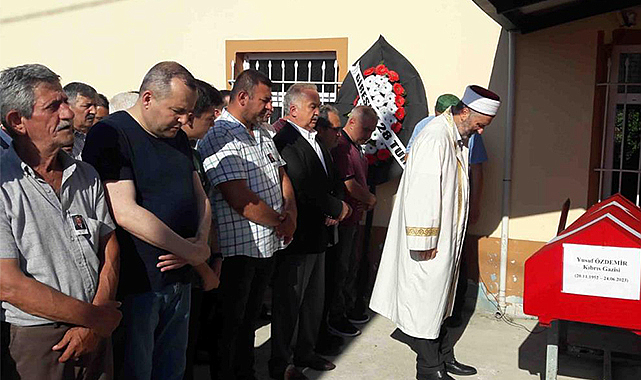 Kıbrıs gazisine son görev