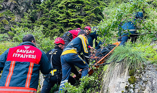 Korkunç kazada can verdi