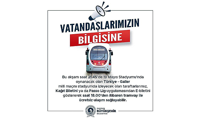 Maça gidecek taraftarlara müjde! Biletler ücretsiz