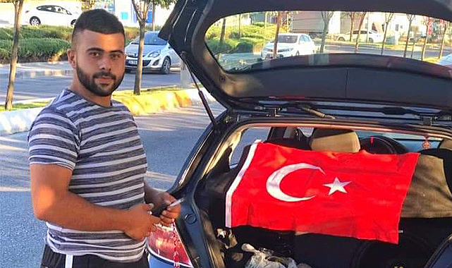 Menfeze çarpan aracın sürücüsü hayatını kaybetti