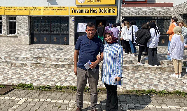 Oda Başkanı, kızının YKS heyecanına ortak oldu
