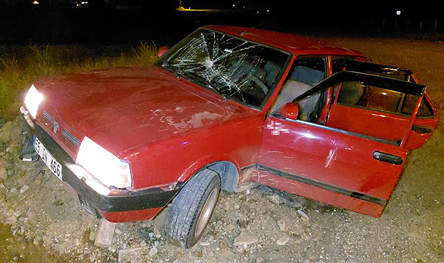 Samsun'da otomobil yayaya çarptı: 1 yaralı