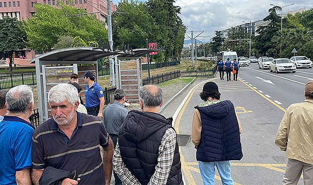 Samsun'da şüpheli çantadan yiyecek ile kıyafet çıktı