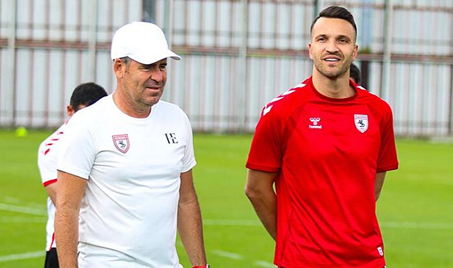 Samsunspor'un yeni transferi ilk idmanına çıktı