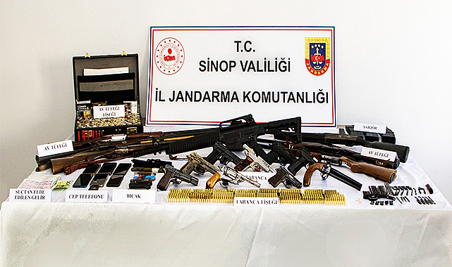Sinop’ta kaçakçılara operasyon: 17 gözaltı