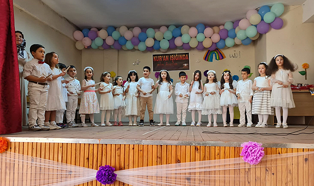 Terme'de 4-6 yaş Kur'an kursu yıl sonu etkinliği düzenlendi