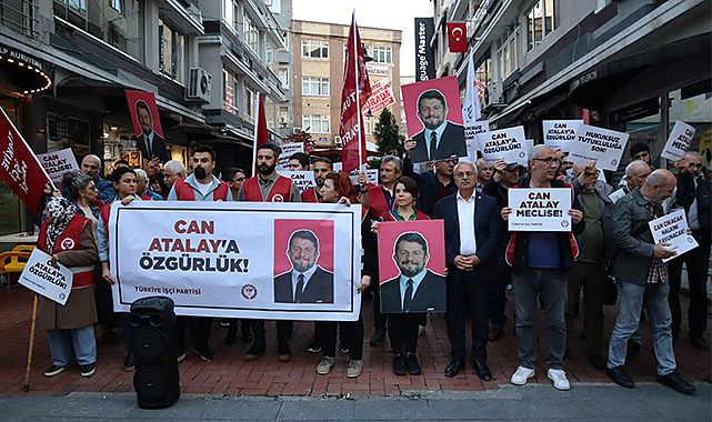 TİP'ten Samsun'da tutuklu milletvekili eylemi