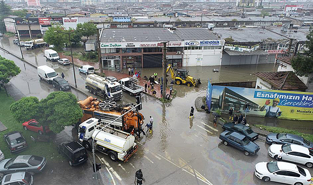 Türkiye’de en çok yağış düşen 2. il Samsun oldu