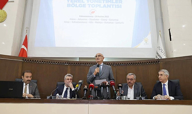 Yılmaz Kahramanmaraş'ta konuştu:Tüm sorunlarımızı el ele aşacağız