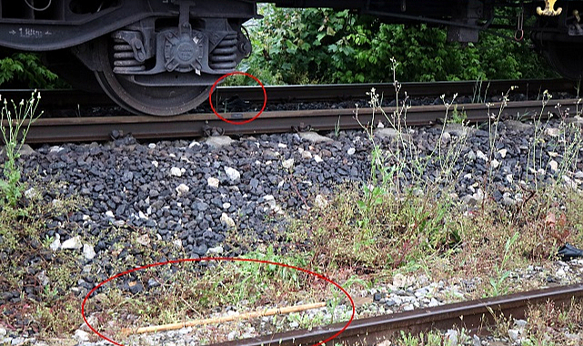 Yük treninin çarptığı yaşlı adam ağır yaralandı