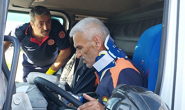 Akaryakıt tankerinde can pazarı! İtfaiye ekipleri çıkardı