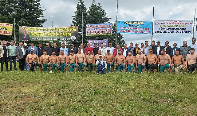 Alaçam’da güreş festivali