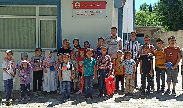 Alaçam ilçesinde yaz Kur'an kursları sürüyor