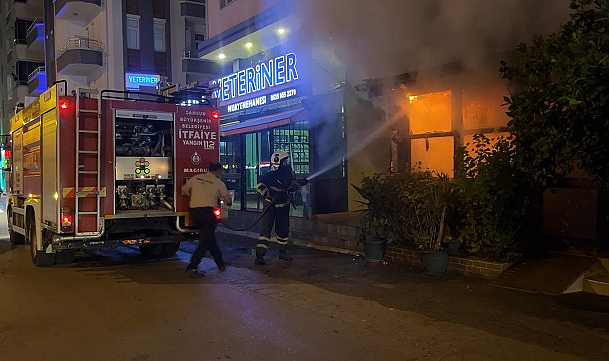 Atakum’da restoranda yangın
