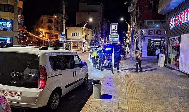 Bafra'da gece trafik uygulaması yapıldı