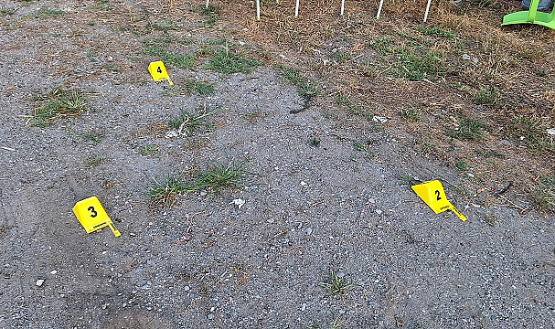 Bafra'da maganda kurşunu ayağına isabet etti