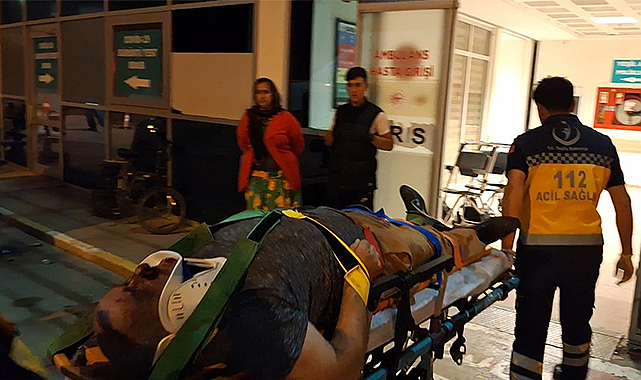 Bu hale bisikletten düşerek geldi!