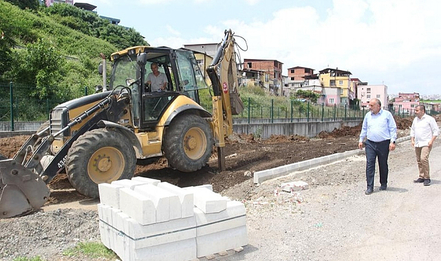 Canik'in yolları ilmek ilmek işleniyor