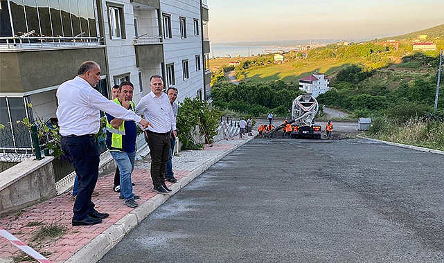 Canik’te konforlu yollardan vatandaş memnun