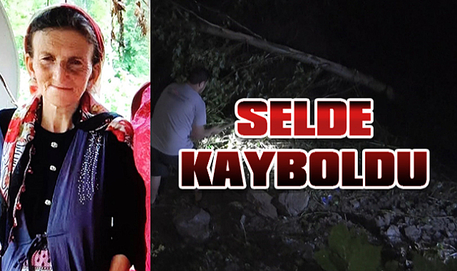 Çarşamba’da sel! Engelli kadın kayboldu