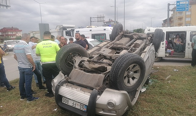 Çarşamba'daki kazada iki şoför de hastanelik oldu