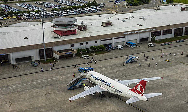 Çarşamba Havalimanı'nı kullanan sayısı arttı