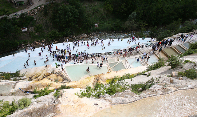 Göksu travertenlerine 200 bin ziyaretçi bekleniyor