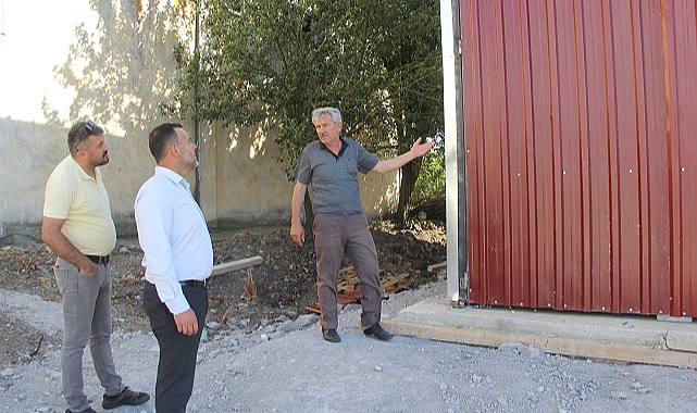 Havza'da danelik mısır kurutma tesisi kuruluyor